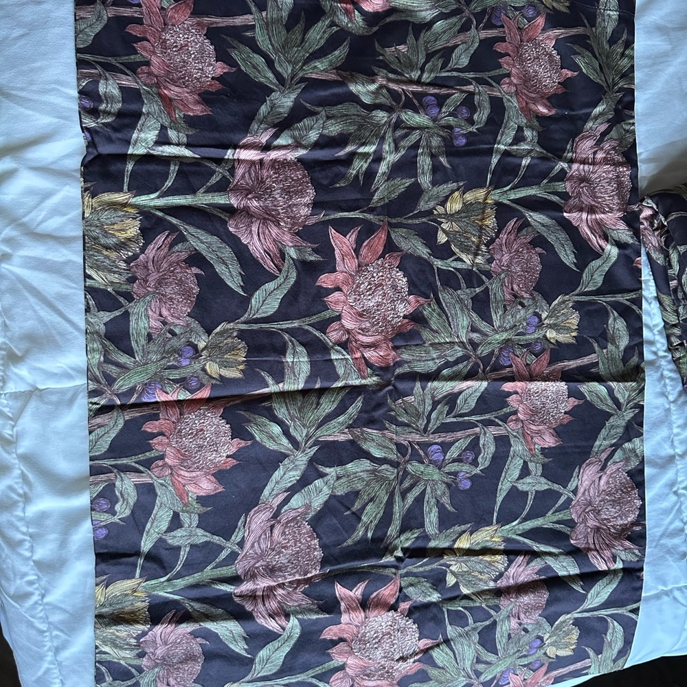Floral Patterned Fabric by The Linen Company
